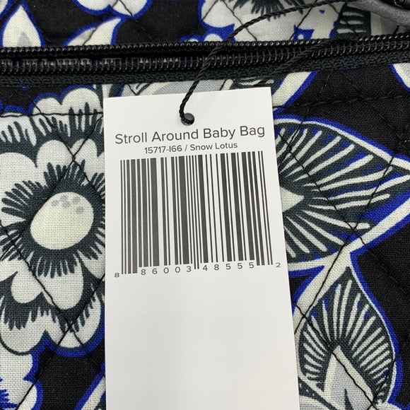 Vera Bradley Stroll Around Baby Bag in Snow Lotus - Picture 13 of 14